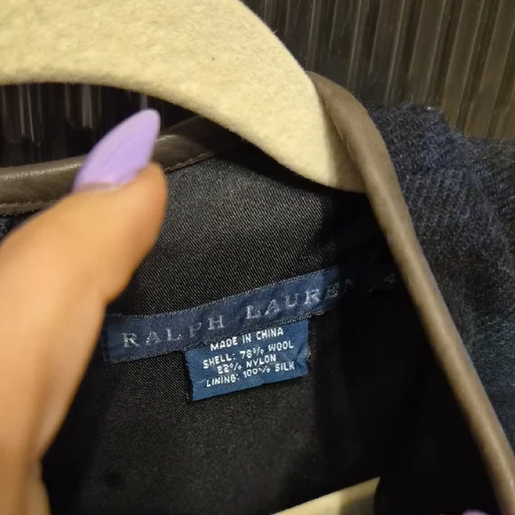 Ralph Lauren Navy and Green Plaid Mini Dress - Picture 2 of 2